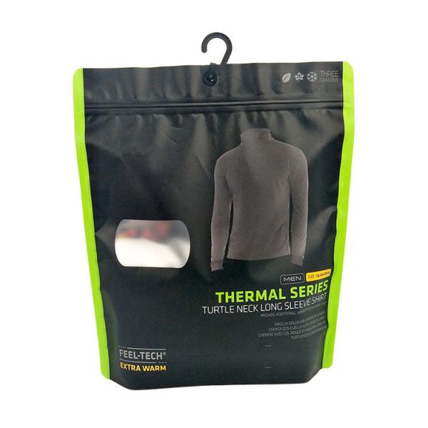 VmPET Underwear k Packaging Bag With Hanging Hook ASP