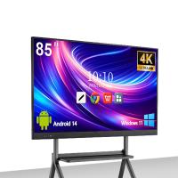 4K Touch personnalisé Système dual d'éducation Enchères Interactif tableau blanc numérique