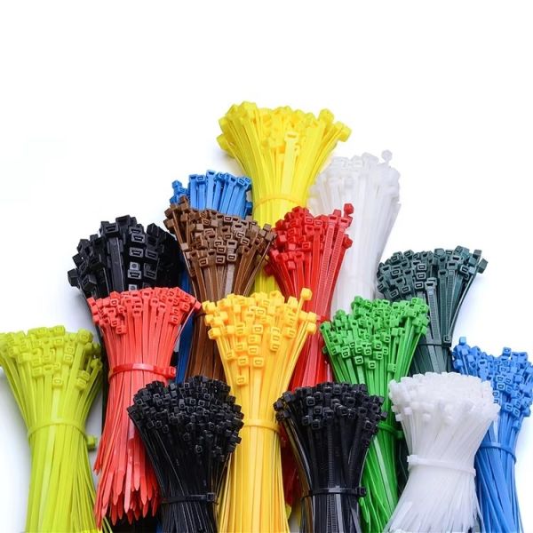 200mm Length Color Coded Cable Ties High Tensile Strength Coloured Zip Ties