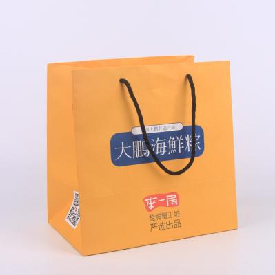 ROHS 300gsm Kraft Paper Shopping Bags ODM Eco Paper Bag