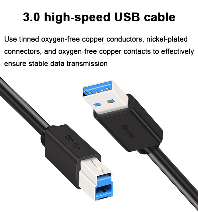 Данные по принтера USB 3,0 привязывают 1,8 метра 28AWG 24AWG b