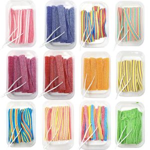 Sour Belts Candy Strips Assorted Fruit Flavor Licorice Gummy Chewy Sweets
