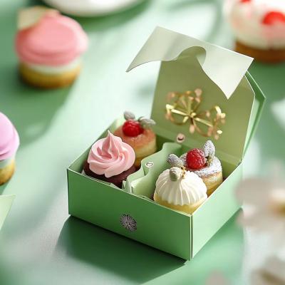 Wholesale Custom logo Baking Box Cookies Waffles Paper Cupcakes Custom Donut Boxes Cake Gift Boxes