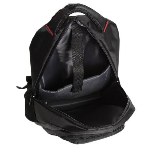 600D Polyester 15.6 Inch Office Laptop Bags , Business Backpack Men In Black