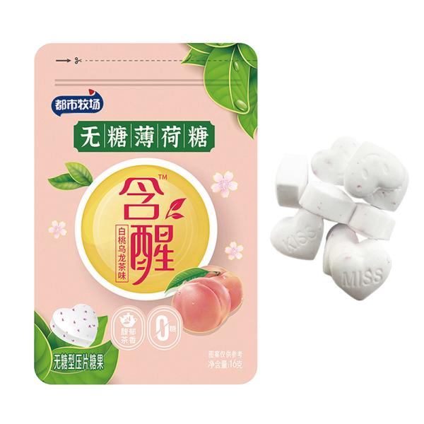 White Peach Oolong Tea Sugar Free Mint Candy Flavoring Ingredients for Sugar Free Storage at Room Temperature without Room Temperature