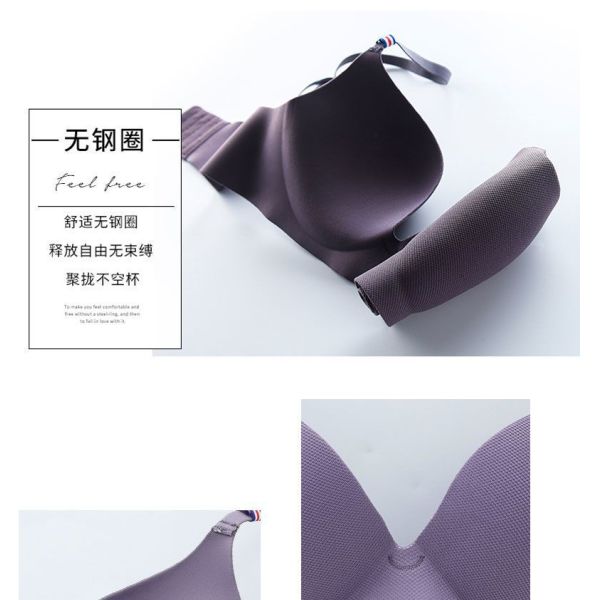 Women One Piece Small Breast a and B Cup Suitable Hot Selling Wire-Free Convertible Straps Lady's Bra