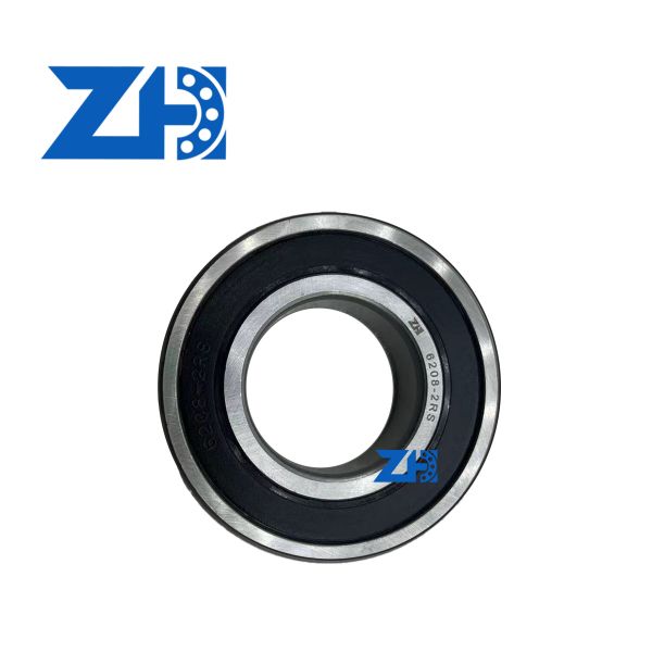 Low Friction And Low Noise Deep Groove Ball Bearing 6208-2RS Energy Efficiency