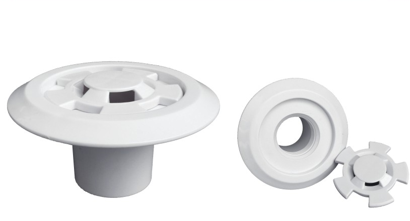 Штуцеры трубы бассейна пластиковые переполнение бассейна 1,5 дюймов