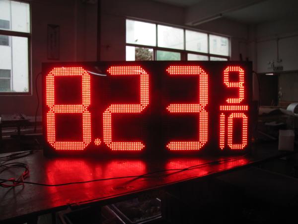 24 Inch Outdoor Gas Station LED Changer with High Brightness and System Connectivity