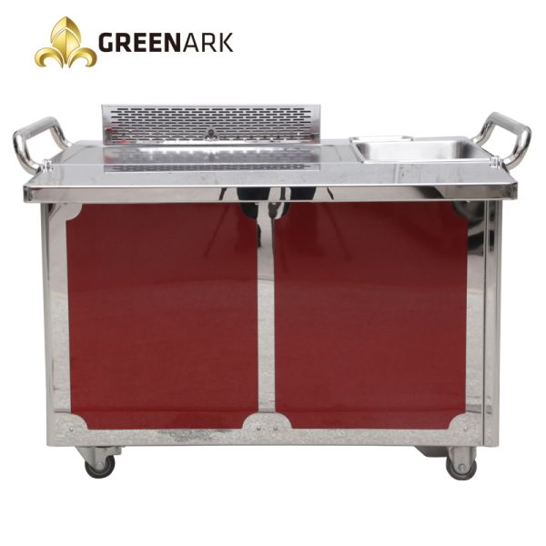 Commercial Restaurant Equipment Gas/induction Electric Griddles Grill Mobile Teppanyaki Table