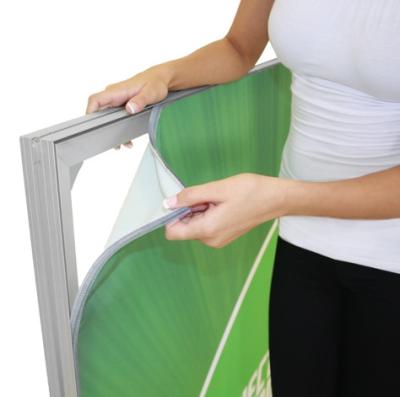 Super Slim Wall Hanging Light Box Wall Mounted Screw Crystal LED Light Box Display