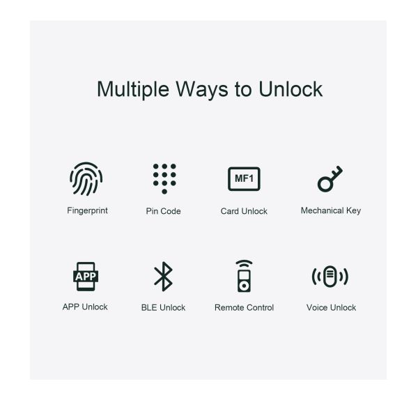 Liliwise Automatic Electric Smart Door Locks Waterproof Outdoor Fingerprint Keyless Ttlock Tuya Smart Lock  With Wifi