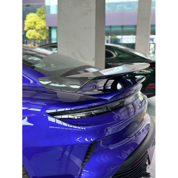 Taycan Porsche Body Kit Taycan Wch Style Carbon Fiber Spoiler Wing