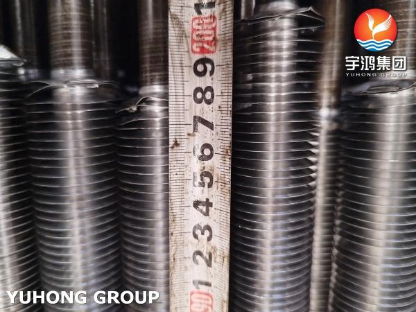 Al1060 Embedded G Type Fin Tubes ASTM A179 Aluminium Strip For Air Cooler