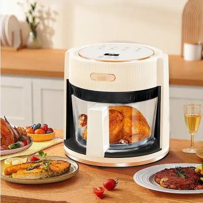 friteuse intelligente en verre évidente d'air de la friteuse 1200w de 4.5L Digital exempte d'huile