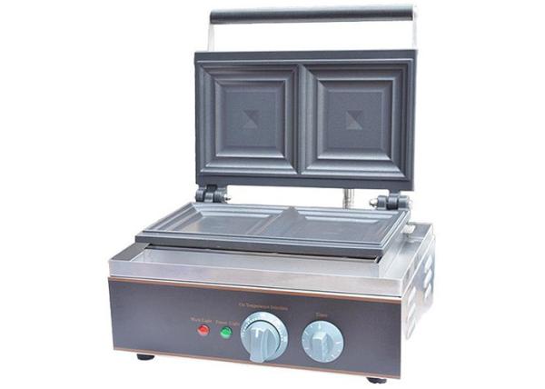 Imprensa elétrica de aço inoxidável 1550W/220~240V do sanduíche do fabricante do waffle do sanduíche, equipamento do snack bar