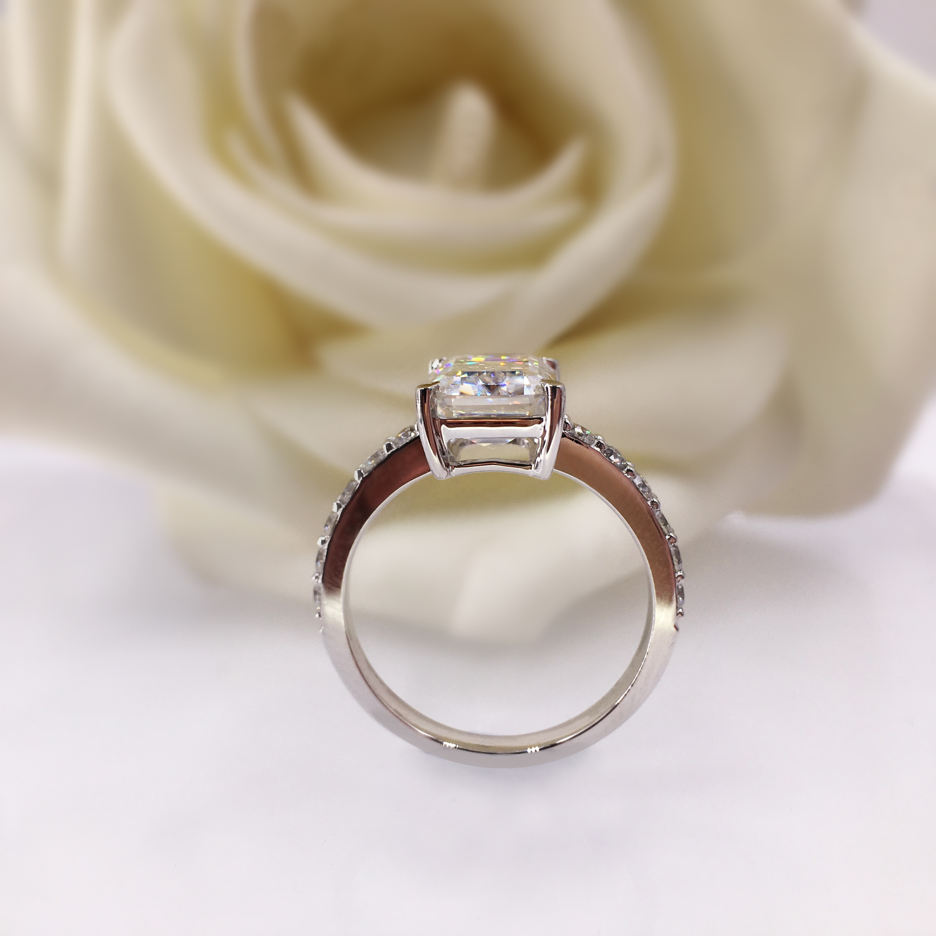 1ct-3ct изумруд CVD HPHT отрезал свободной диаманты выросли лабораторией, который с сертификатом IGI