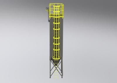 Fine Particle Dust Collector In Cement Plant Bag Type 0.75 - 5.5kw Power