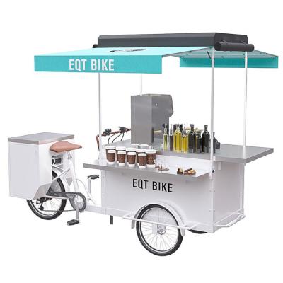Espaço da operação da bicicleta elétrica da bebida 250W grande para vender bebendo da rua