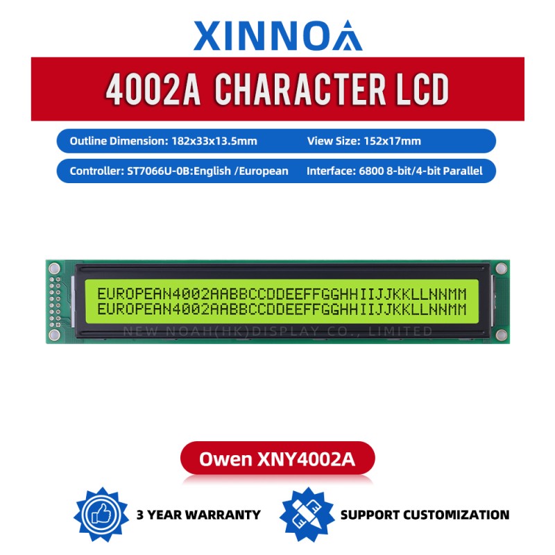 European Yellow Green Film 4002A High Brightness LCD Screen