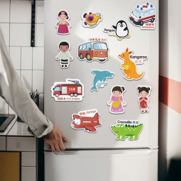 Магниты на холодильник красочного холодильника милые животные для детей