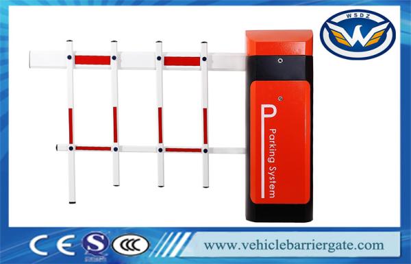 Heavy Duty DC motor card reader vehicle access mechanism solar swing automatic boom gate parking barrier