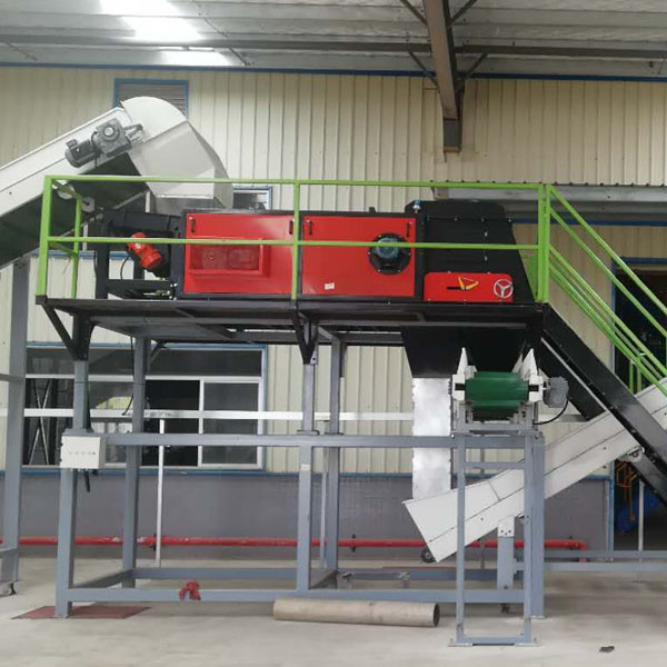 Línea de lavado de botellas de PET racionalizada 490kw Máquina de reciclaje de plástico industrial 500 - 3000kg/h