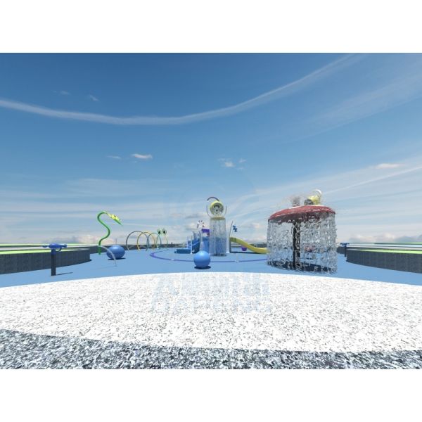 Jogos aquáticos de novo design Parque aquático para crianças