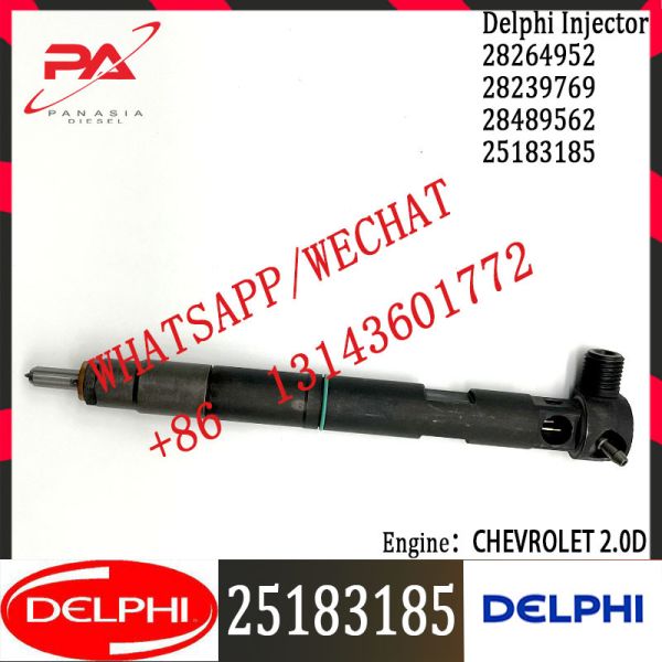 Инжектор дизельного топлива 28264952 коллектора системы впрыска топлива 25183185 ДЭЛФИ 28239769 28489562 для ШЕВРОЛЕ