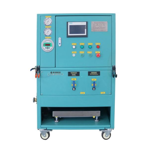 CE AC Máquina de enchimento de refrigerante R134a R404A Máquina de carregamento dividido de refrigerante Máquina de enchimento de cilindro