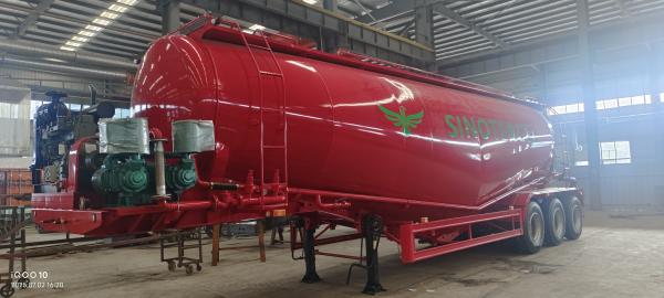 3軸45CBMセメントバルクセミトレーラー