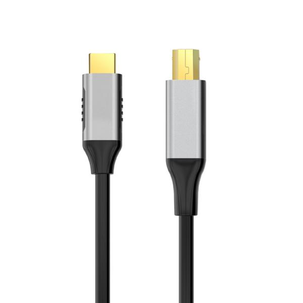 USB-C to USB Type B Cable For USB printers scanners or external USB Hard Drives