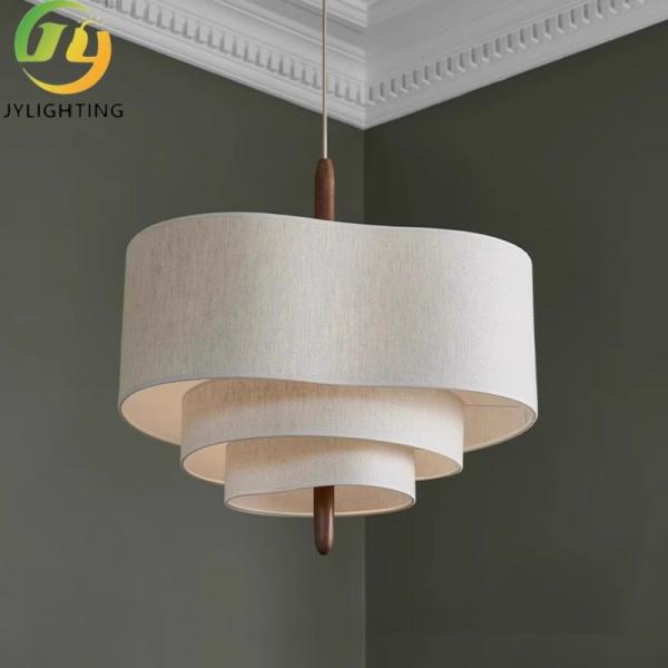 JYLIGHTING Wabi Sabi Japan Linen Pendant Lights Living Room Restaurant Kitchen Dining Chandelier Led E27 Light Home Decorations