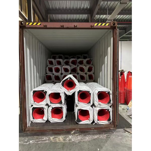 Wholesale Orange PVC Cone Black Base Traffic Cone for Road Safety Warning