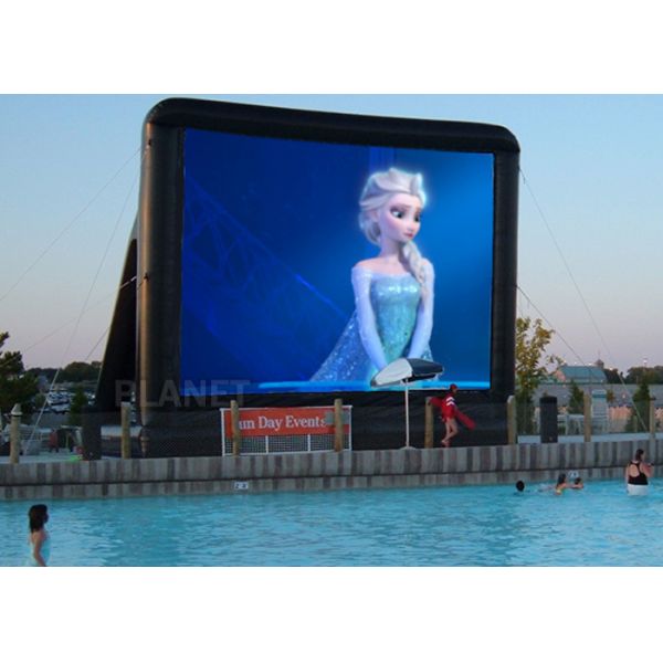 Брезент ПВК киноэкрана Айрблаун в 6 метров раздувные или ткань Оксфорда