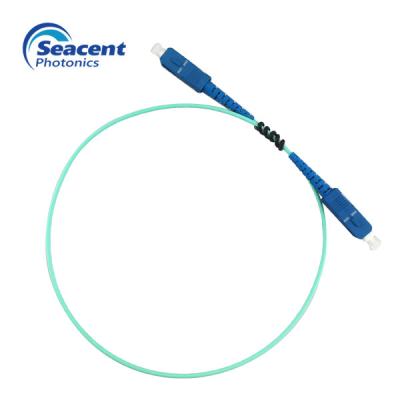 1 Meter Fiber Optic Patch Cord , SC To SC UPC Fiber Jumper Multimode Simplex