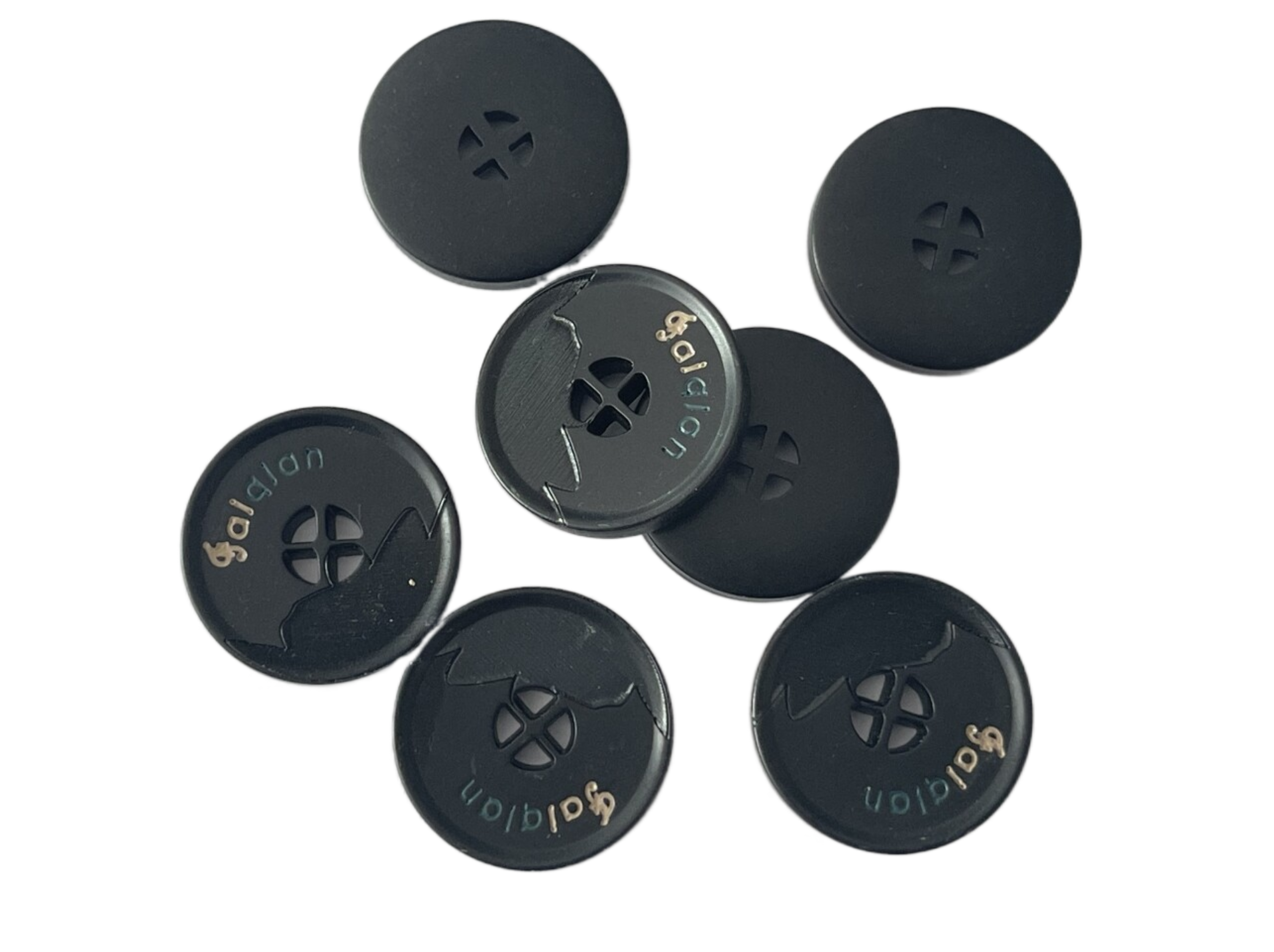 Fancy Chalk Plastic Shirt Buttons 4 Triangle Holes For Shirt Sewing Garment