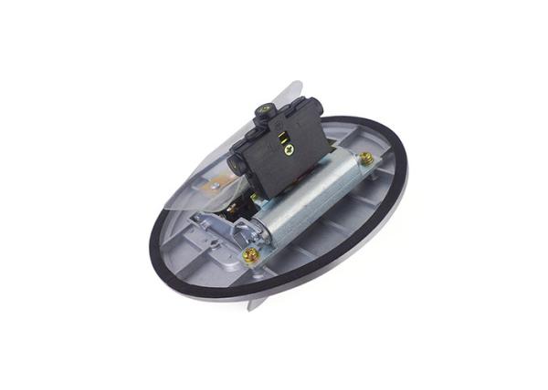 Silver Polished Waterproof Floor Outlet , Duplex 20A Round Pop Up Outlet