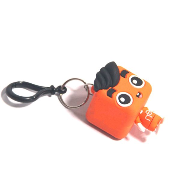 Custom Rubber 3D Soft PVC Keychain, Plastic Customized Miniature Keychain PVC Rubber Key Chain