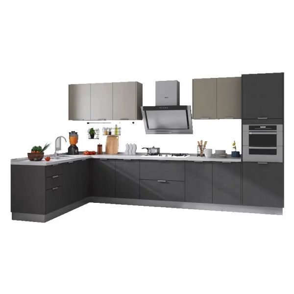 Экологически чистый современный кухонный шкаф с аксессуарами для кранов