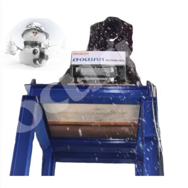Outdoor Indoor Four Seasons Ice Snow Park Snow Scenery and 300Kg Ice Storage Capacity