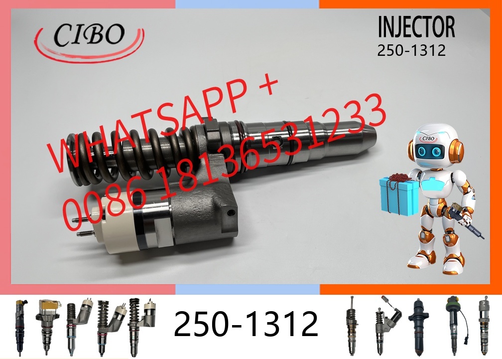 original 250-1312 Diesel Fuel Injector Assembly for 3512B 3516B Engine High Pressure Fuel Nozzle Replacement for OEM 2501312 Heavy Construction Machinery Parts original new injector