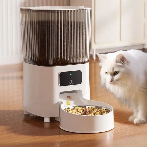 Smart Pet Products WiFi Pet Feeder with Camera and Double Bowls for Two Cats