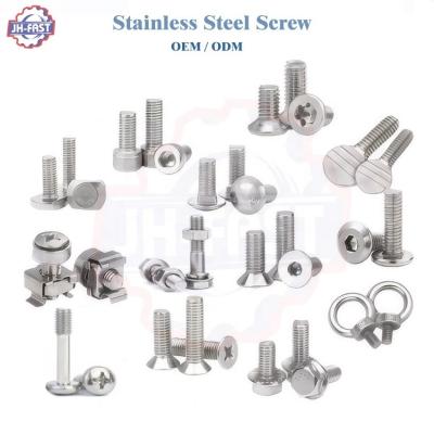 OEM/ODM/One-stop Customized Service M3 M4 M5 M8 304 316L Stainless Steel Knurled Screw