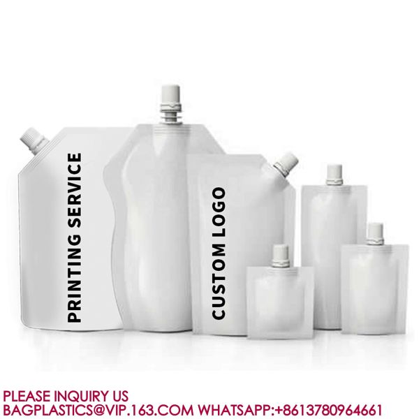 Manufacture Custom Print Liquid Pouches Fruit Juice Jelly Bag Drink Cute Baby Spout Pouch