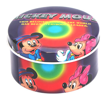 Коробка олова подарка мыши Mickey пустая, жестяная коробка Дисней для подарка упаковывая с крышкой