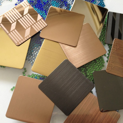 Stainless Steel Sheet Panel Plate PVD Plant For Gold Rose Gold Black Color
