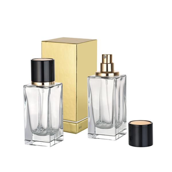 Logotipo personalizado Perfume garrafa Embalagem Bomba de spray de vidro Várias cores Formas Perfume/cosmético 30/50/100ml