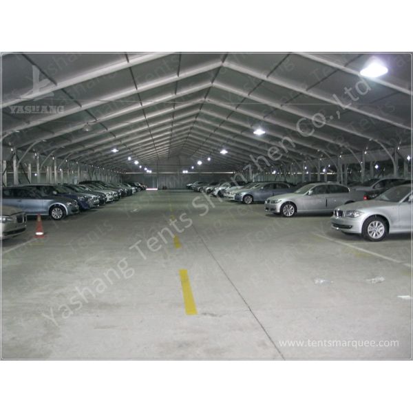 Corrugated Sheet Wall Marquee Tent , Semi-permanent Car Parking Tent Marquee