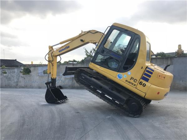 6 Ton Used Komatsu Mini Excavator PC60 - 7 PC60 - 6 Small Digger